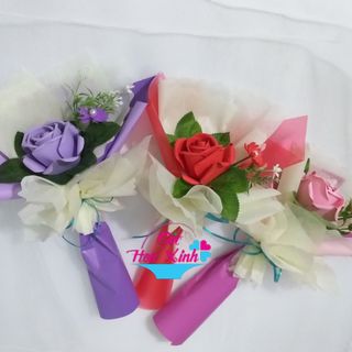 Hoa Hồng Giấy Một Bông