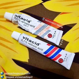 Kem Vitacid 01 Kem Tretinoin 01 Kem Retin A 01 Ngăn Ngừa Lão Hoá Da