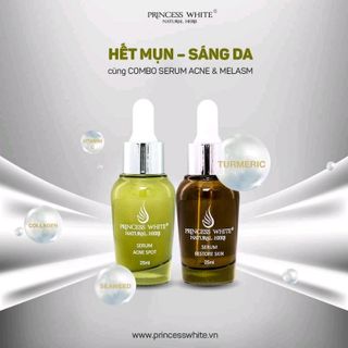 combo trị mụn serum ACNE Melasma