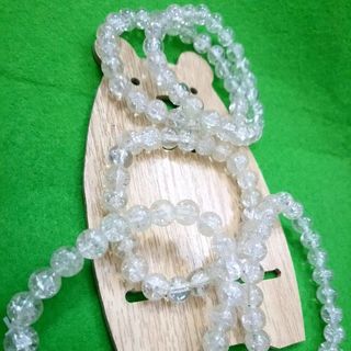 chuỗi đeo tay phong thủy hạt đá tuyết 8li Màu mới