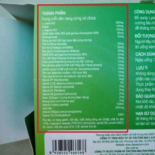 VITAMIN HỖ TRỢ TĂNG CÂN