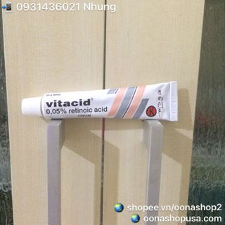 Kem Vitacid 005 Kem Tretinoin 005 Kem Retin A 005 Trị Mụn Ngăn Ngừa Lão Hoá Da