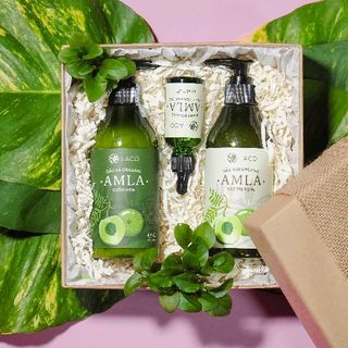 Bộ sản phẩm kích thích mọc tóc ngăn ngừa rụng tóc Amla Laco