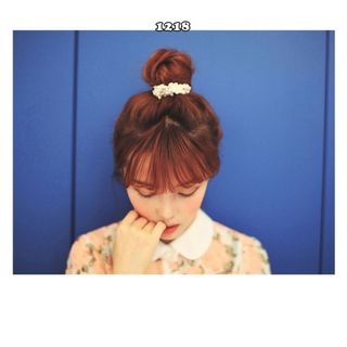 Buộc tóc ngọc trai xinh xắn đơn giản