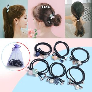 Set 6 buộc tóc nhiều mẫu đơn giản