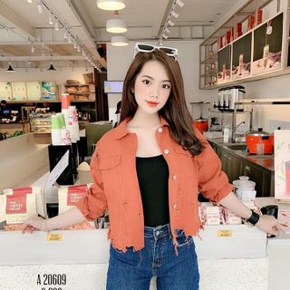 ÁO KHOÁC KAKI THÊU CHỮ