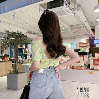 ÁO THUN SỌC KHOÉT LƯNG