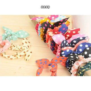 Buộc tóc tai thỏ nhiều màu xinh xắn