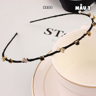 Băng đô cài đầu đính đá siêu xinh lt3
