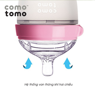 Bình Sữa Comotomo Cho Bé Loại 150ml Hồng