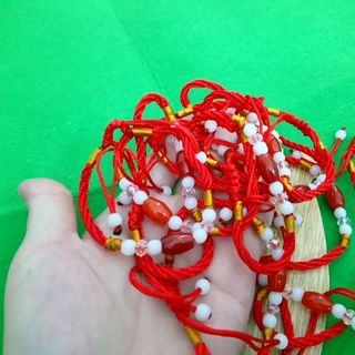 Vòng tay phong thủy dây rút mix mặt đá rất đẹp nha