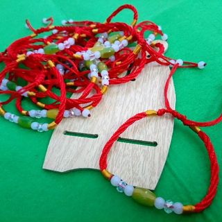 Vòng tay phong thủy dây rút mix mặt đá rất đẹp nha