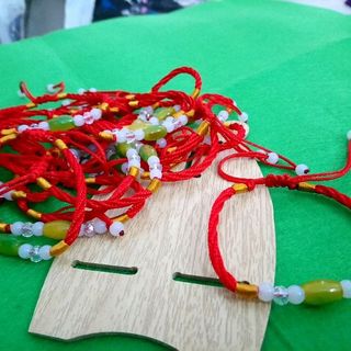 Vòng tay phong thủy dây rút mix mặt đá rất đẹp nha