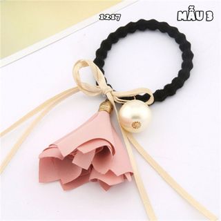 Buộc tóc hoa linh lan ngọc trai