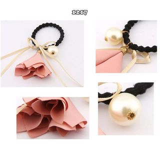 Buộc tóc hoa linh lan ngọc trai