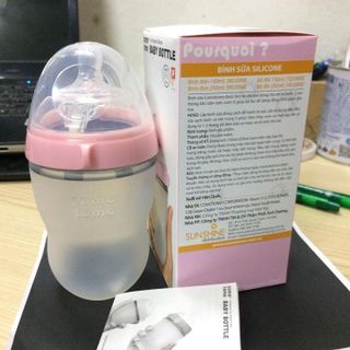 Bình Sữa Comotomo Cho Bé Loại 250ml Hồng