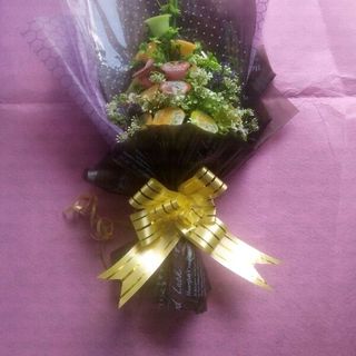 bó hoa thạch rau câu long hải