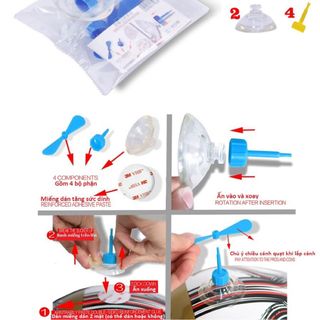 Chong Chóng gắn nón bảo hiểm