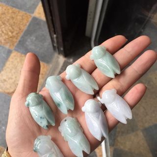 Ve sầu ngọc cẩm thạch phỉ thuý