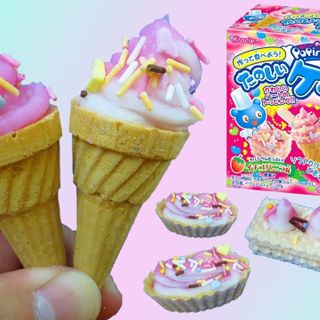 POPIN COOKIN LÀM KEM ỐC QUẾ HỒNG - Đồ chơi nấu ăn Nhật Bản