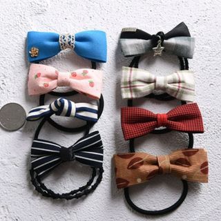 cột tóc nơ phong cách Hàn nhiều mẫu rất đẹp