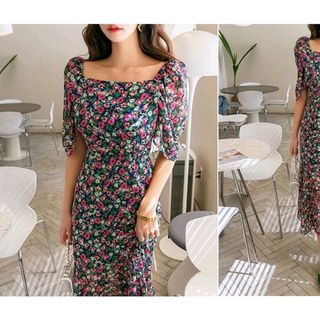 Đầm hoa tươi xinh cao cấp