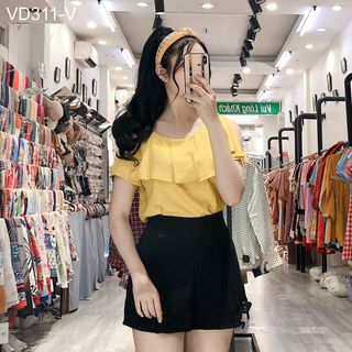 Set Quần Sơ Mi Bèo Vai 311