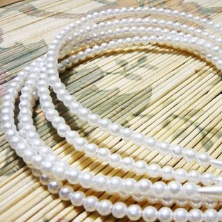 cài tóc thời trang hạt châu trắng