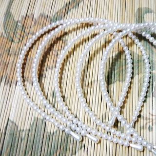 cài tóc thời trang hạt châu trắng