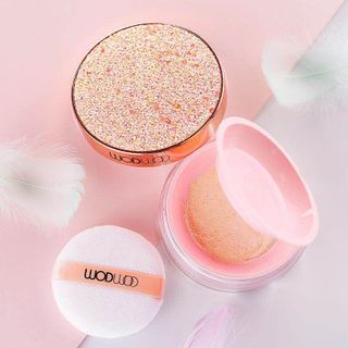 Phấn phủ bột siêu mịn WODWOD Vỏ vàng Kim Tuyến sỉ 65k/hộp