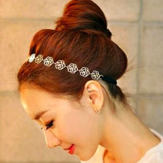 băng đô phong cách Hàn Quốc siêu đẹp băng đô hoa kim loại