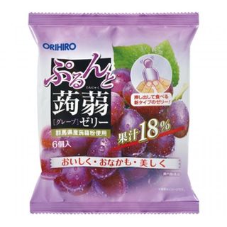 Thạch rau câu vị trái cây Orihiro Nhật Bản túi to 12 chiếc