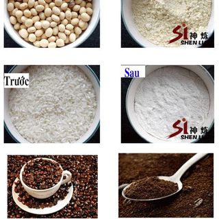 Máy xay bột các loại ngũ cốc lá trà xanh 25kg 1 lượt