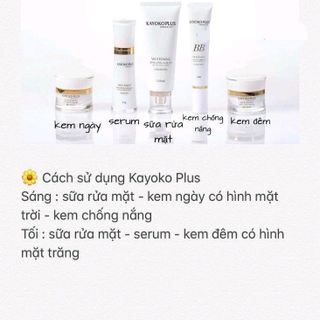 bộ kem đặc trị nám KAYOKO PLUS 5 in 1