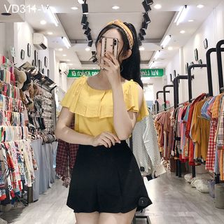 Set Quần Sơ Mi Bèo Vai 311
