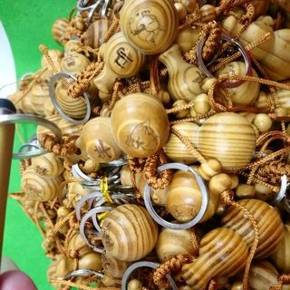 móc khóa hồ lô gỗ mẫu y hình