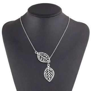 Dây chuyền 2 lá Giá sỉ 12k bao gồm dây và mặt