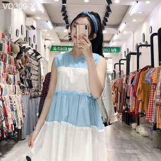 Đầm Babydoll Phối Màu 309