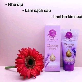 KEM RỮA MẶT LAVENDER ORGANIC HÀN QUỐC