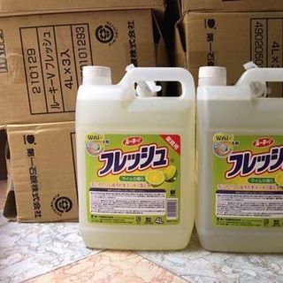 Nước rửa bát WAI Nhật Bản hương chanh 4L