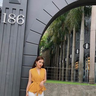 ÁO PEPLUM KÈM BELT