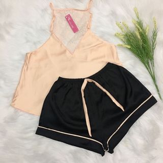 Bộ đùi lụa mặc ngủ 01