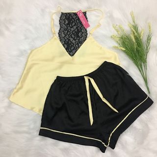 Bộ đùi lụa mặc ngủ 01