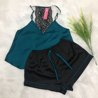 Bộ đùi lụa mặc ngủ 01