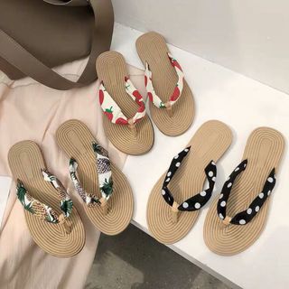 Dép cói quai vải đi biển
