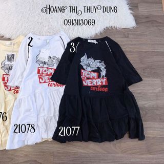 BABYDOLL TAY LỠ IN HÌNH