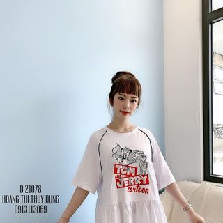 BABYDOLL TAY LỠ IN HÌNH