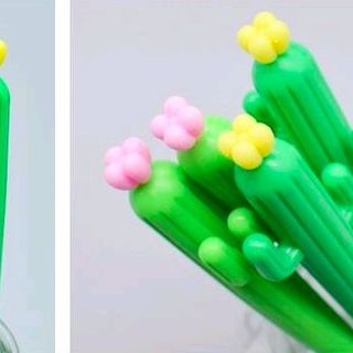 viết mực nước mẫu y hình xương rồng mực màu đen