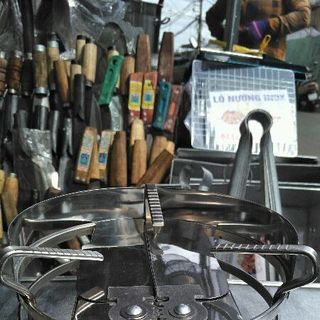 sỉ bếp cồn inox xịn có bánh răng