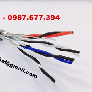 Twisted pair cable - cáp rs485 2pr 22awg rs485 2 pair 24awg 1pr awg18 3p 16awg